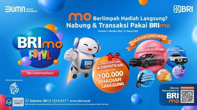 Dukung Transformasi Digital, BRI Hadirkan BRImo FSTVL