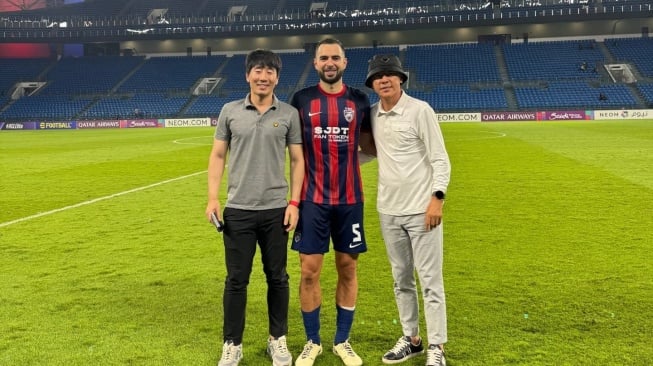 Jordi Amat dan shin tae-yong (IG Jordi Amat)