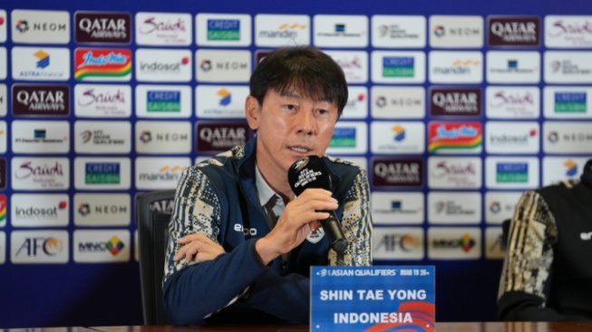 Pelatih timnas Indonesia, Shin Tae-yong. (Tangkapan layar Official website PSSI/PSSI.org)