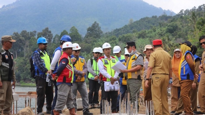 Progres 30%, Pembangunan Pasar Tematik Danau Ranau Ditarget Rampung Desember 2024