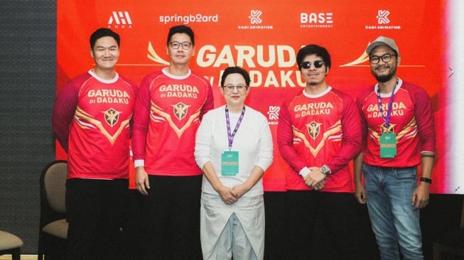 Jumpa pers film animasi Garuda di Dadaku [Dok: Base Entertainment ]