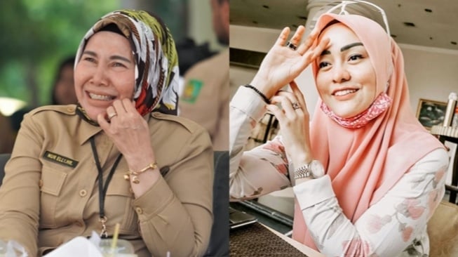 Nur Elly Heriani Rambe dan Ade Suryani istri Razman Arif Nasution (instagram)