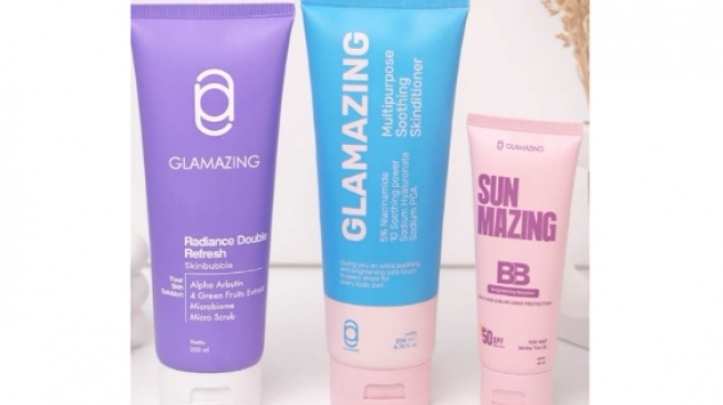 3 Basic Skincare Glamazing untuk Mencerahkan Wajah, Harga Rp90 Ribuan