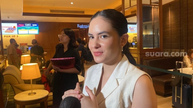 Steffi Zamora saat ditemui di kawasan Senayan, Jakarta Pusat, Rabu (2/10/2024). [Suara.com/Tiara Rosana]