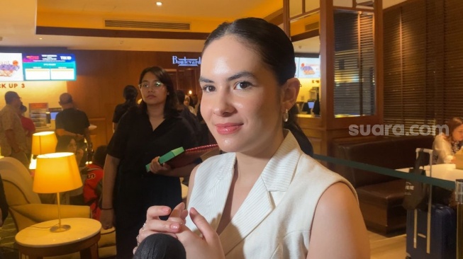 Steffi Zamora saat ditemui di kawasan Senayan, Jakarta Pusat, Rabu (2/10/2024). [Suara.com/Tiara Rosana]
