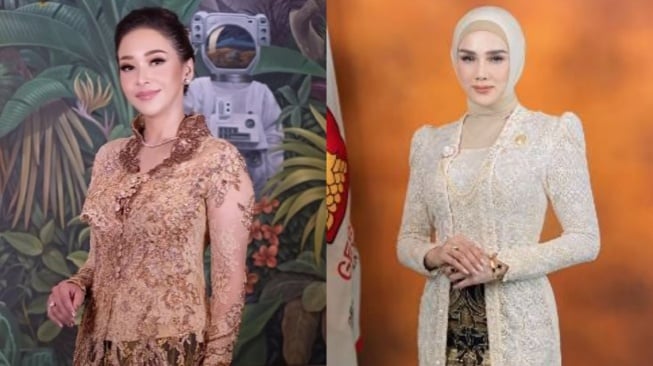 Adu Gaya Maia Estianty Vs Mulan Jameela Berkebaya: Pesona Bangsawan Lawan Ibu Dewan