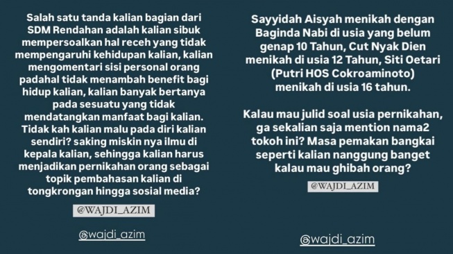 Alia Suryani alias Bunda Aliyya angkat bicara soal pernikahan sang anak (Instagram/bunda_aliyya)