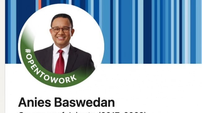 Anies Baswedan Pasang Status 'Open To Work' di Linkedln (Instagram/aniesbaswedan)