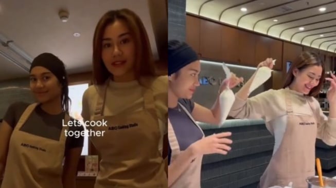 Bikin Kue Bareng Azizah Salsha, Aaliyah Massaid Diminta Hati-Hati: Run Aal!