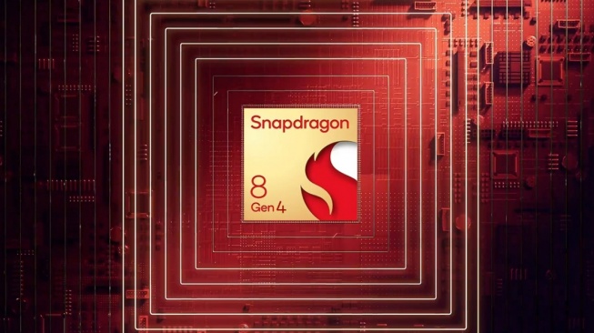 Ilustrasi chipset Snapdragon 8 Gen 4. (Qualcomm)