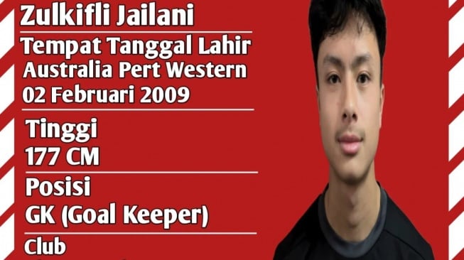 Siapa Zulkifli Jailani? Kiper Keturunan di Klub Australia, Cocok Jadi Bibit Penerus Maarten Paes