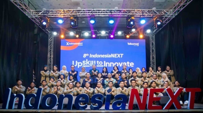 Telkomsel sukses menyelenggarakan IndonesiaNEXT Summit 2024, sebagai acara puncak dari program unggulan IndonesiaNEXT Season 8. [Telkomsel]