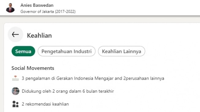 LinkedIn Anies Baswedan (Dok. LinkedIn/Anies Baswedan)