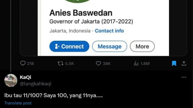 Meme Anies Baswedan Open to Work. (X)