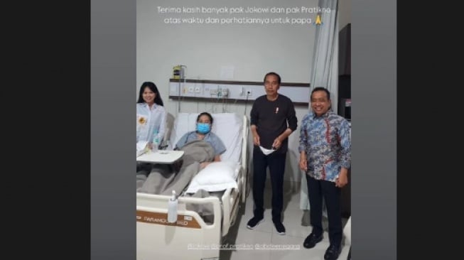 Jokowi jenguk Abdee Slank (Instagram)