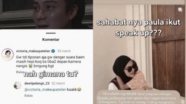 Ungkapan sahabat Paula (Kolase/TikTok)