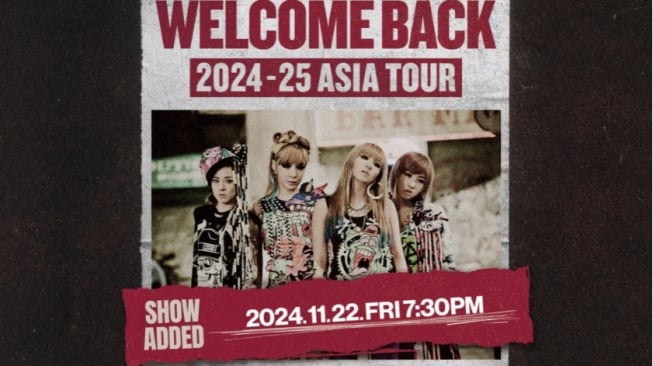 Tinggi Peminat, Konser 2NE1 'Welcome Back' di Jakarta Tambah Hari