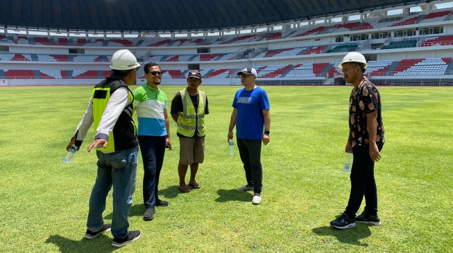 Kondisi Stadion Jatidiri terbaru pada Jumat (11/10/2024). [Istimewa]