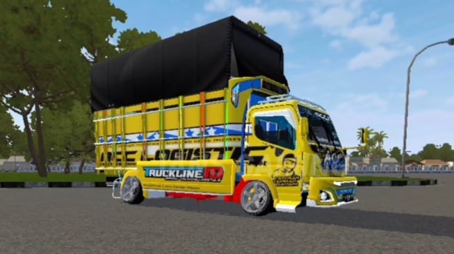 12 Link Download MOD BUSSID Truck Canter Full Strobo, Gratis Langsung Pakai!