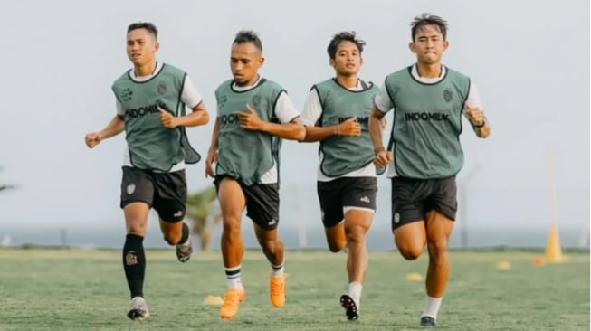 Jelang Laga Tanpa Suporter Melawan Persita Tangerang, Bali United Berlatih Keras