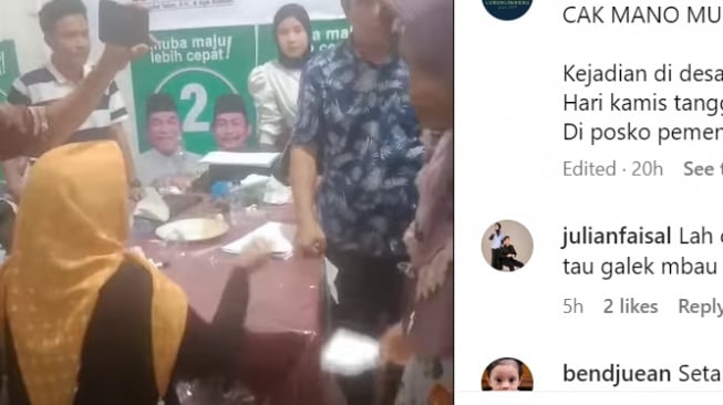 Aksi Bagi-Bagi Amplop di Posko Cabup Muba M Toha Tohet Didesak Klarifikasi!