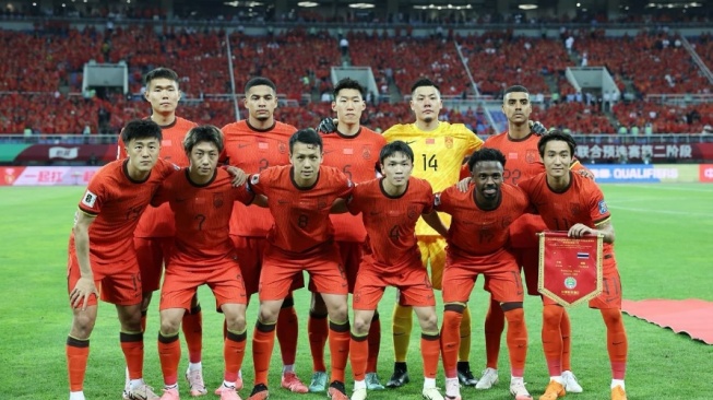 Skuad Timnas Cina. (instagram.com/@chinafootballassociation)