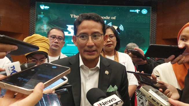 Menparekraf Sandiaga Uno. [Suara.com/Lilis Varwati]