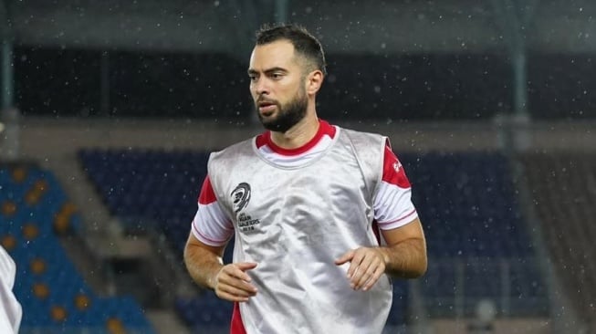 Bek Timnas Indonesia Jordi Amat cedera (IG Jordi Amat)