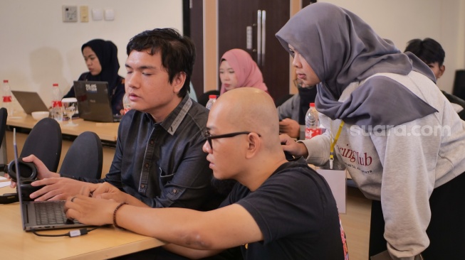 Suasana jalannya Workshop Kolaborasi Suara.com dan Universitas Atma Jaya Yogyakarta  di Hotel Swiss-Belinn Malang, Jawa Timur, 10 dan 11 Oktober 2024. [Dokumen Suara.com]