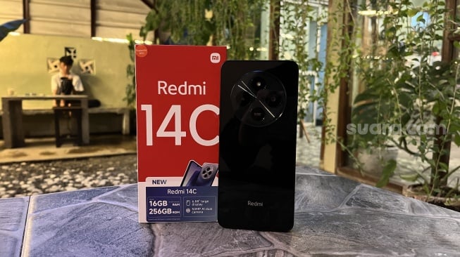 Review Redmi 14C. [Suara.com/Dicky Prastya]