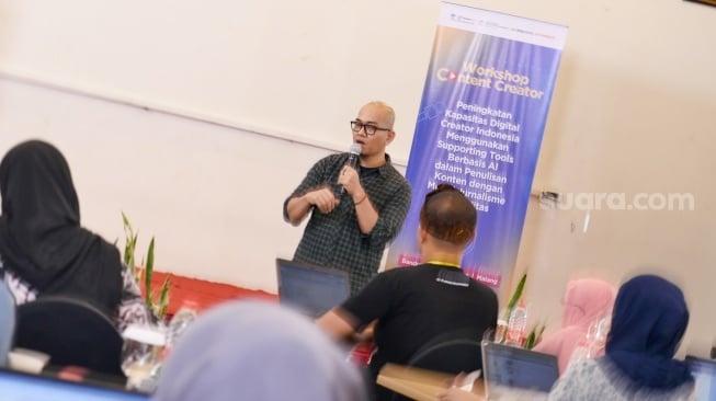 Suasana jalannya Workshop Kolaborasi Suara.com dan Universitas Atma Jaya Yogyakarta  di Hotel Swiss-Belinn Malang, Jawa Timur, 10 dan 11 Oktober 2024. [Dokumen Suara.com]