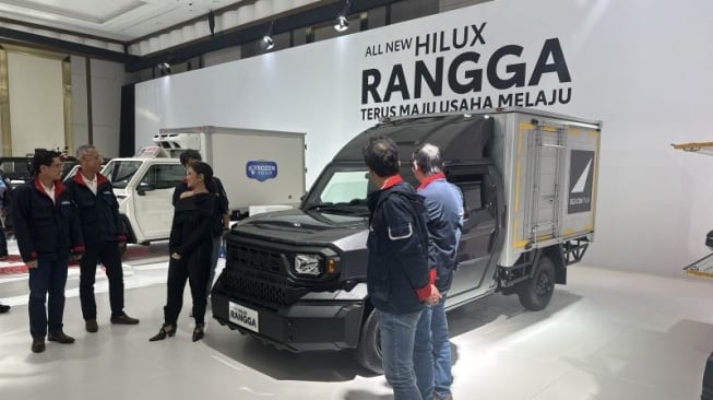 Toyota Hilux Rangga diluncurkan di Jakarta pada Selasa (15/10/2024).