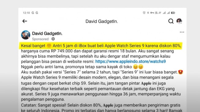 Nama Maia Estianty dan David GadgetIn Dicatut, Awas Penipuan Online Berkedok Elektronik Murah