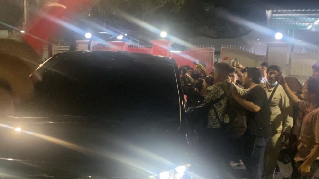 Beredar Kabar Prabowo-Megawati Bertemu, Begini Kondisi Di Teuku Umar Malam Ini