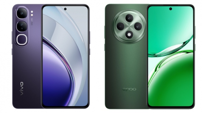 Perbandingan Spesifikasi Vivo V40 Lite 5G vs OPPO Reno12 F 5G