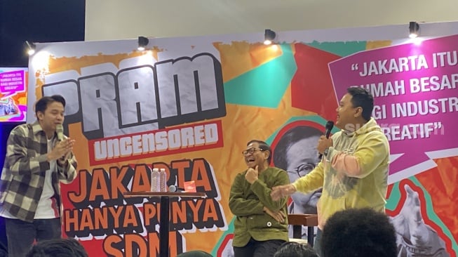 Malah Ketawa Ngakak Di-roasting Komika, Alip Baihak Sebut Pramono 'Woles': Baru Kali Ini Gue Sombong Malah Dipeluk