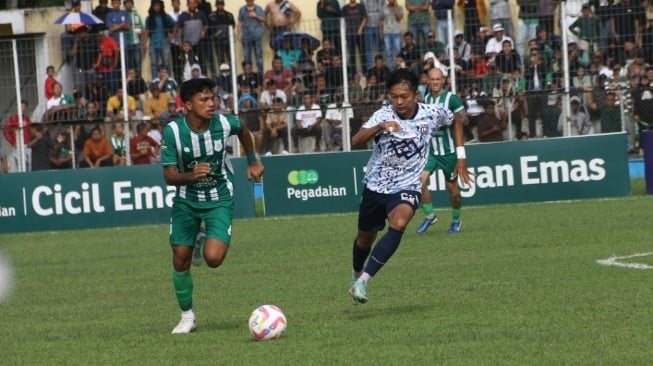 PSMS Medan vs PSPS Pekanbaru. [Ist]