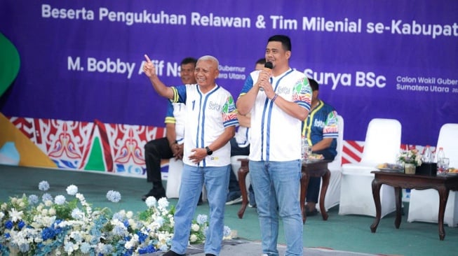 Bobby-Surya Targetkan Kemenangan 80% di Pilgub Sumut 2024