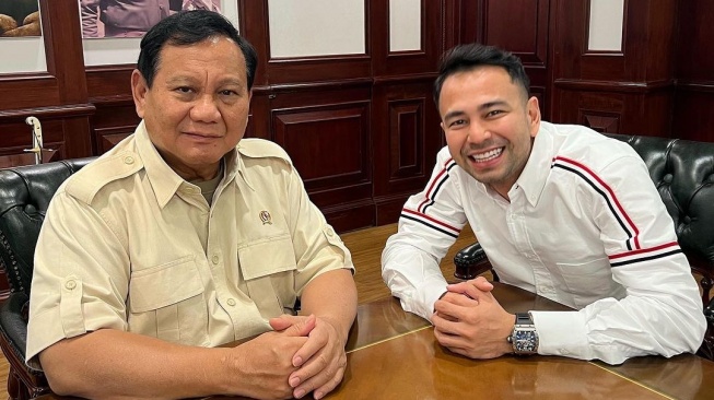 Raffi Ahmad dan Prabowo Subianto [Instagram/@raffinagita1717]