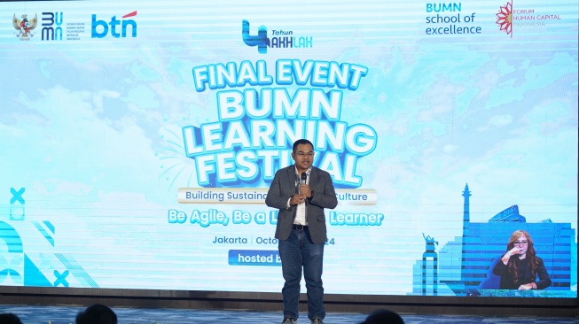 Telkom Dinobatkan Sebagai The Most Outstanding BUMN Learning dalam Ajang BUMN Learning Festival 2024