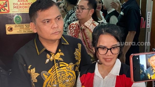 Siskaeee di Pengadilan Negeri Jakarta Selatan pada Senin (21/10/2024). [Suara.com/Rena Pangesti]