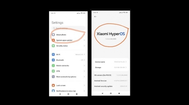 Memeriksa OS Xiaomi. [allabouthyperOS]