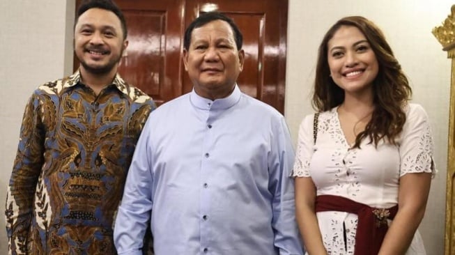 Giring Ganesha, Prabowo dan Cynthia Ganesha (Instagram/@giring)