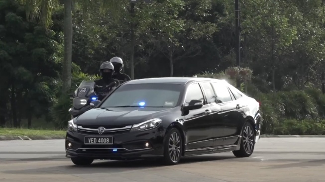 Proton Perdana mobil dinas PM Malaysia. (Youtube/The Star)