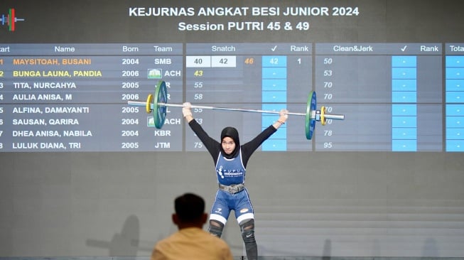 Kejurnas Angkat Besi Junior Pupuk Indonesia 2024 Dukung Regenerasi Lifter