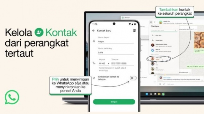 Update Besar-Besaran! WhatsApp Rombak Fitur Kontak, Apa Saja yang Baru?