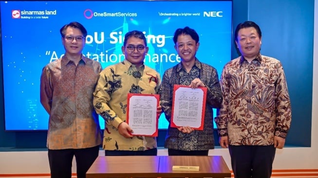 NEC Indonesia dan Sinar Mas Land siapkan studi adaptation finance untuk atasi dampak perubahan iklim. [NEC Indonesia]