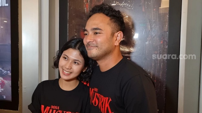 Marthino Lio Bilang Nyaman Syuting Bareng Istri, Delia Husein Tertawa Geli