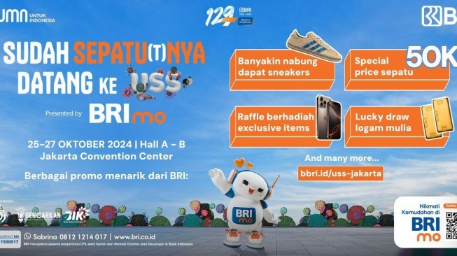 Hadir di JCC, Pencinta Sneakers Wajib Borong dan Merapat ke USS 2024 Presented by BRImo