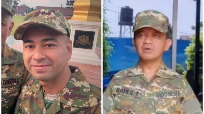 Beda Nasib dari Raffi Ahmad, Bahlil Diterpa Komentar Miring Pakai Seragam Militer